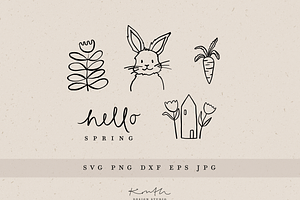EASTER BUNDLE / illustration svg png