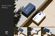 Business Card Mockup, an Advertising Mockup by SimpangGraphics (Thumbnail 1 of 6)