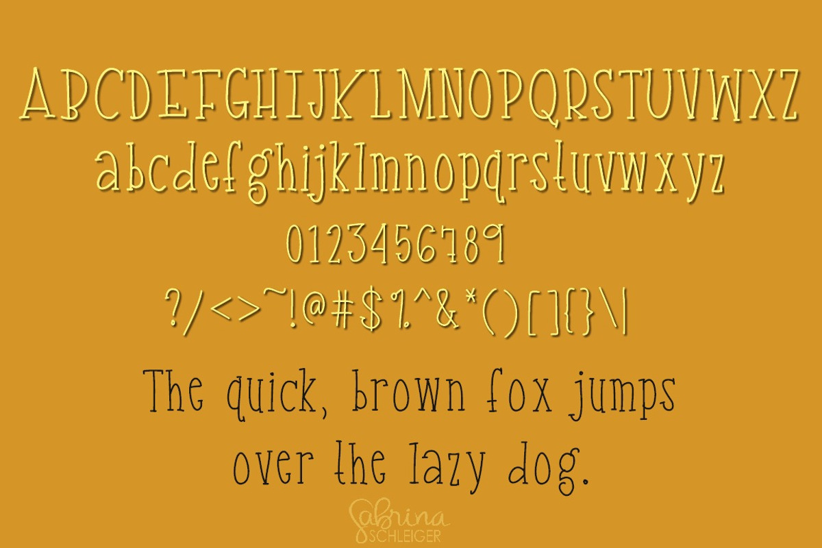 Buffalo- Font Family preview 8