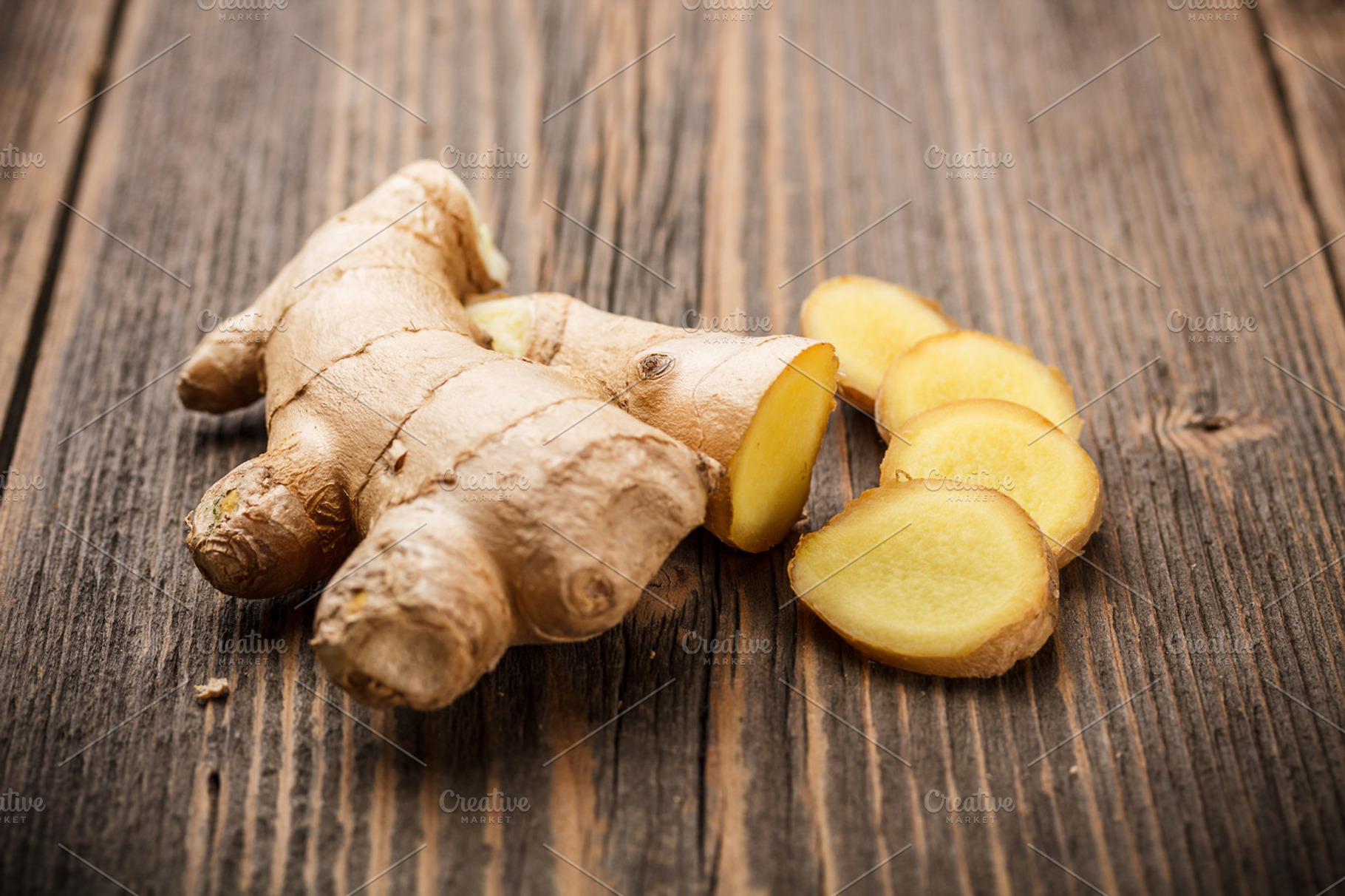 Ginger stock photo containing aromatic and asia
