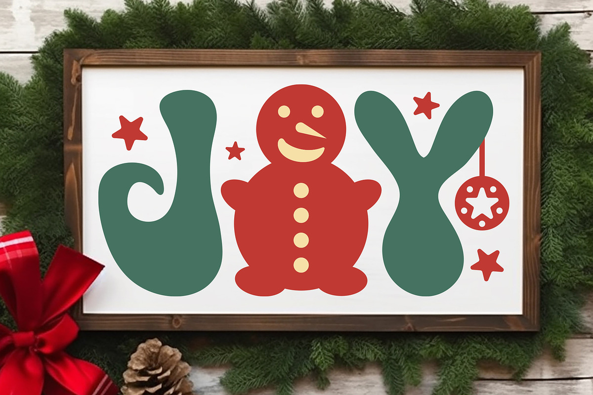 Holiday Magic - Retro Christmas Font, a Font by CraftlabSVG (Photo 5 of 9)