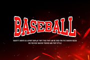 Varsity North - Baseball Font, a Slab Serif Font by Iqsiart Studio (Thumbnail 4 of 6)