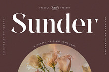 Sunder – Modern Elegant Serif Font