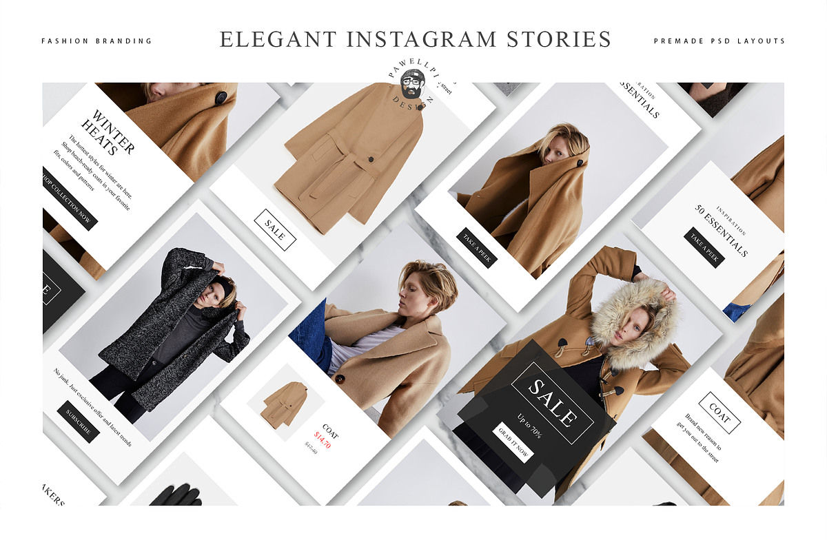 ELEGANT INSTAGRAM STORIES, a Social Media Template by pawellpi (Photo 5 of 26)