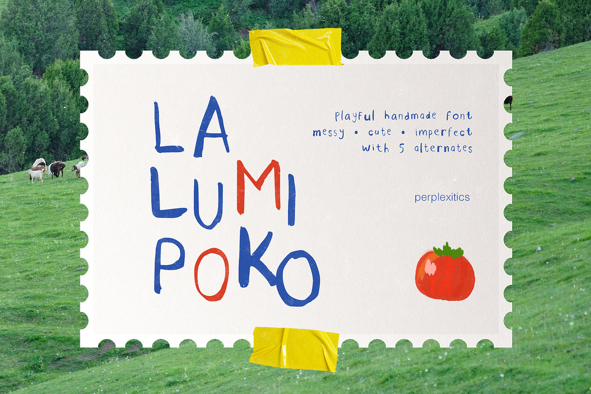 lalumipoko handmade font, a Handwritten Font by Perplexitics (Photo 1 of 11)