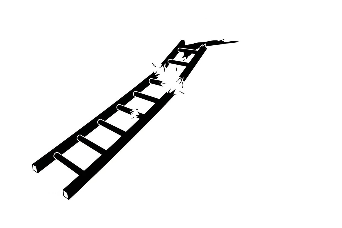 50 Broken Ladder Silhouette Bundle, an Illustration by Designs_River (Photo 31 of 51)