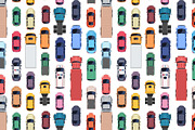 Seamless top view pattern of cars, a Pattern Graphic by Yayasya (Thumbnail 3 of 3)