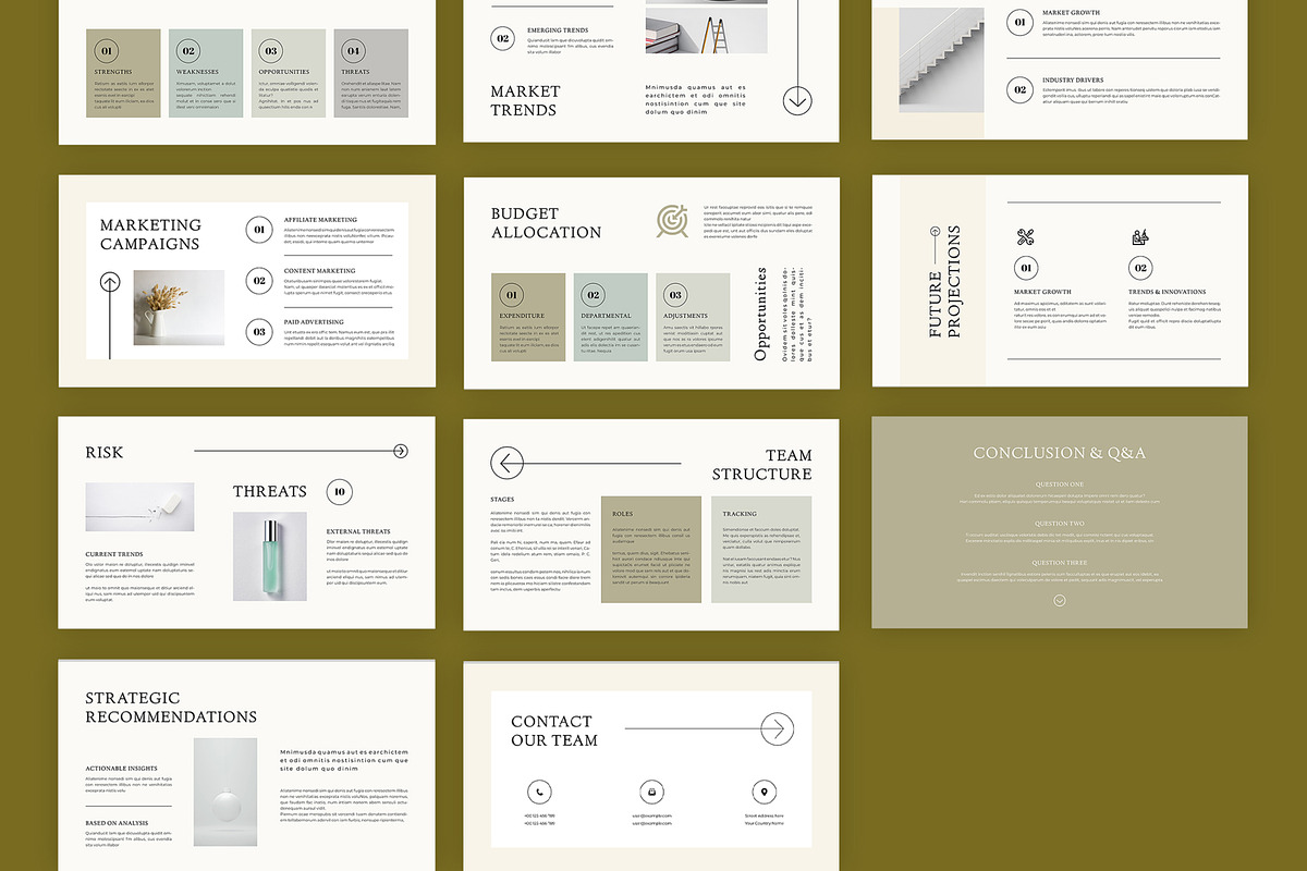 Minimalist Business Presentation, a Presentation Template by MightyDesign (Photo 3 of 7)