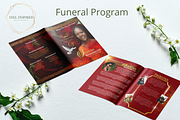 Red and Gold Roses Funeral Program, a Brochure Template by Feel Inspired Digitals (Thumbnail 2 of 5)