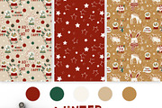 Winter holidays. Christmas pattern, a Pattern Graphic by Lineli (Thumbnail 14 of 15)