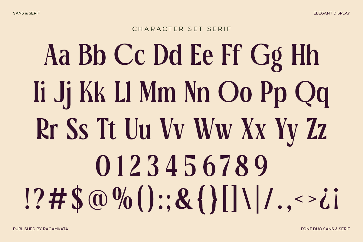 Cariles - Duo Font Sans and Serif, a Serif Font by RagamKata (Photo 9 of 10)