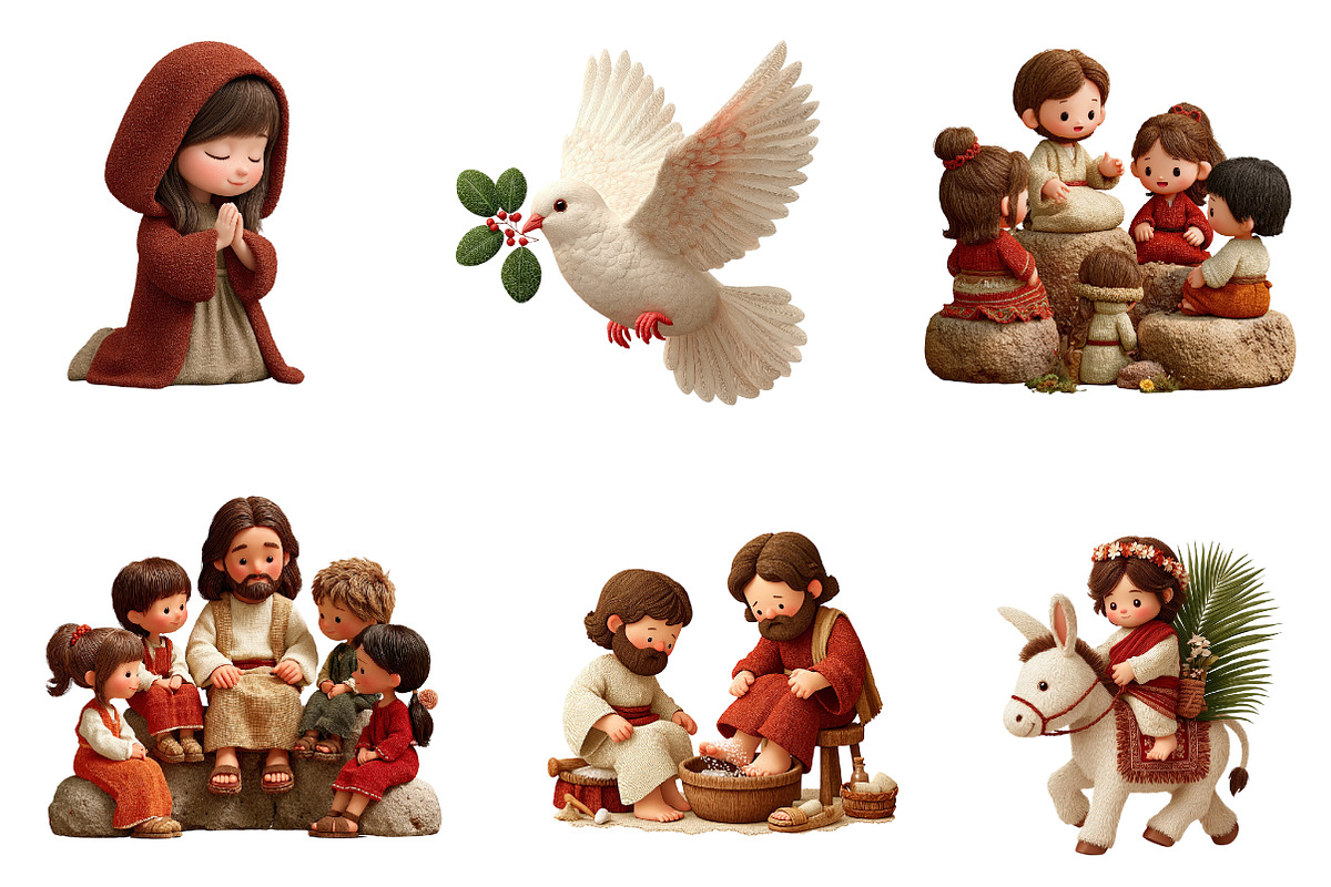 Christian Easter Clipart Jesus Png, an Illustration by CreationArt (Photo 4 of 5)