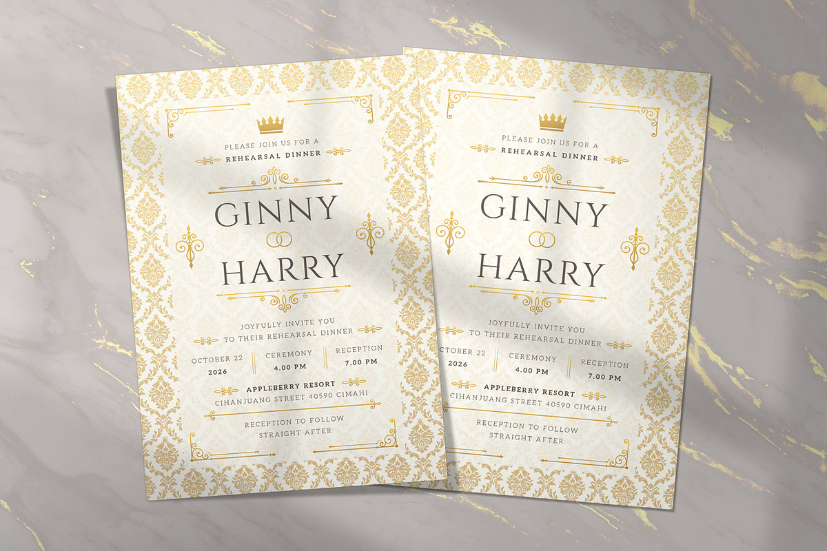 Royal Dinner Invitation, an Invitation Template by Aarley Kaiven (Photo 2 of 2)