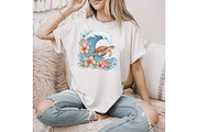 Floral Sea Turtle PNG, Nautical, an Illustration by TatiMockup (Thumbnail 5 of 7)