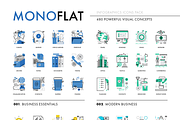 Monoflat Infographics Icons, an Outline Icon by Anatolii Babii (Thumbnail 2 of 8)