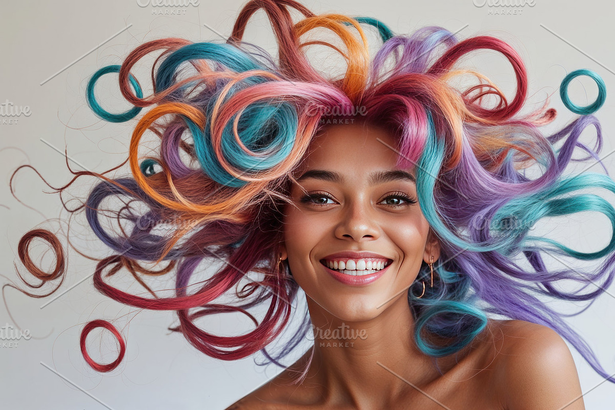 Smiling female model, an Illustration by wavebreak