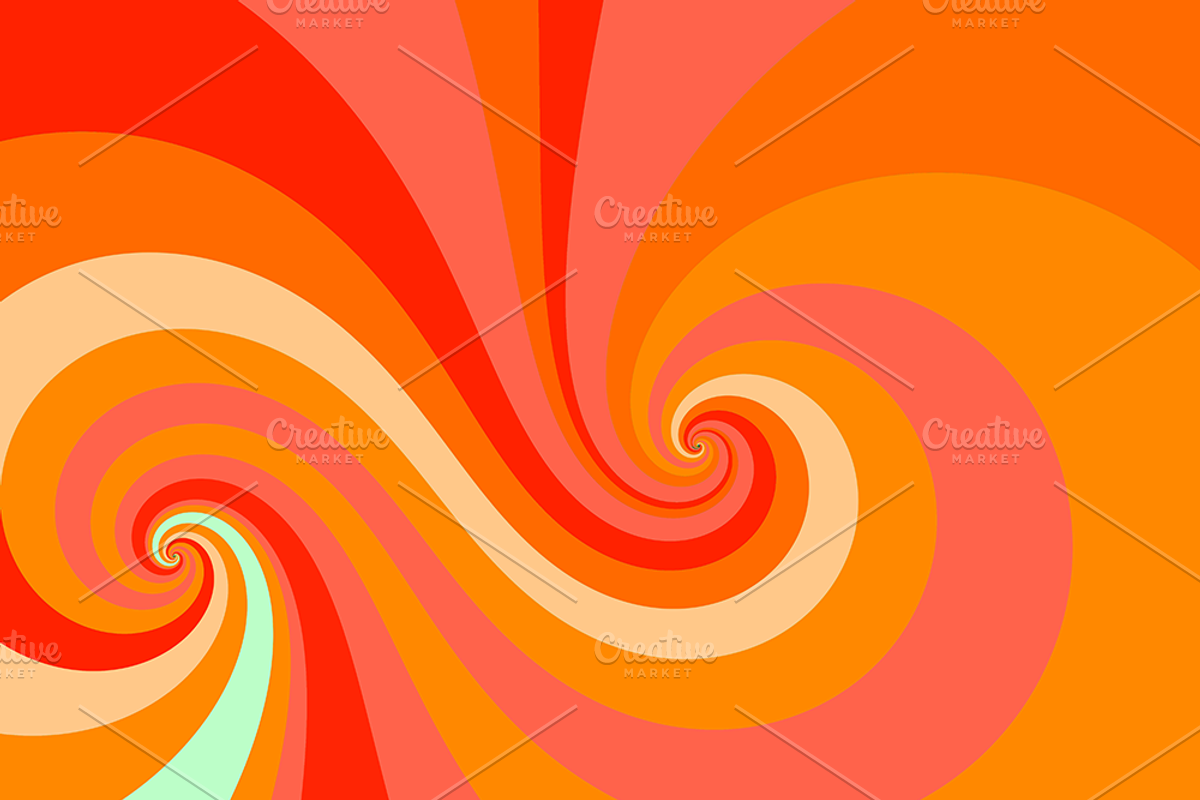 RETRO SWIRLS, a Texture Graphic by CULTVISION (Photo 5 of 7)