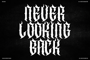 Exilium | Black Metal Font, a Blackletter Font by Denustudios (Thumbnail 4 of 12)