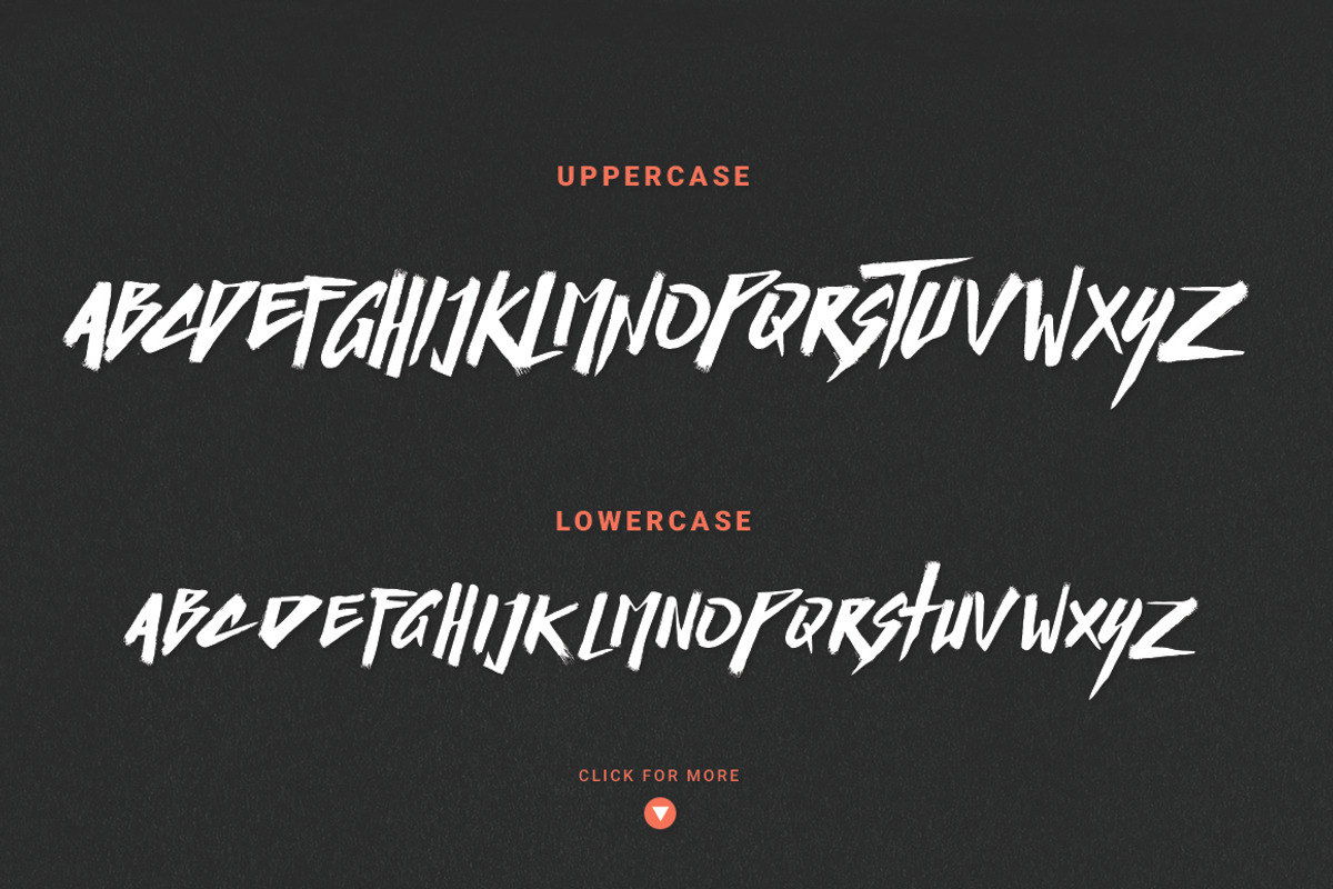 Basic Instinct Typeface preview 2