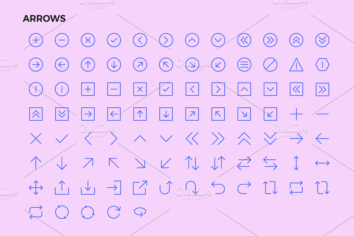 User Interface Line Icons, an Outline Icon by Abstracto-Create (Photo 4 of 9)