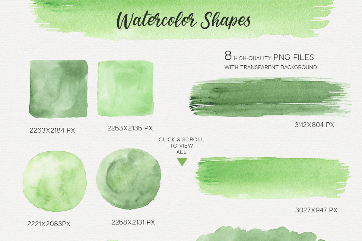 Magic Greenery Design kit watercolor, a Texture Illustration by NataliVA (Photo 7 of 8)