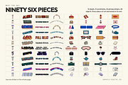 96 Retro Zodiac Travel Graphics, an Object Graphic by Jakayla Digital Co (Thumbnail 5 of 11)