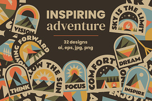 Inspiring Adventure Badges