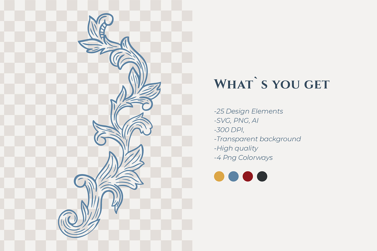 Modern Baroque Collection, an Object Graphic by AnnArt (Photo 5 of 8)