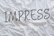 Impress Handwriting Font, a Handwritten Font by Ruddean2109 (Thumbnail 1 of 10)