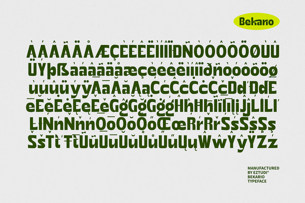 Ez-Bekario Sans Modern Display, a Sans Serif Font by Eztudio (Photo 10 of 15)
