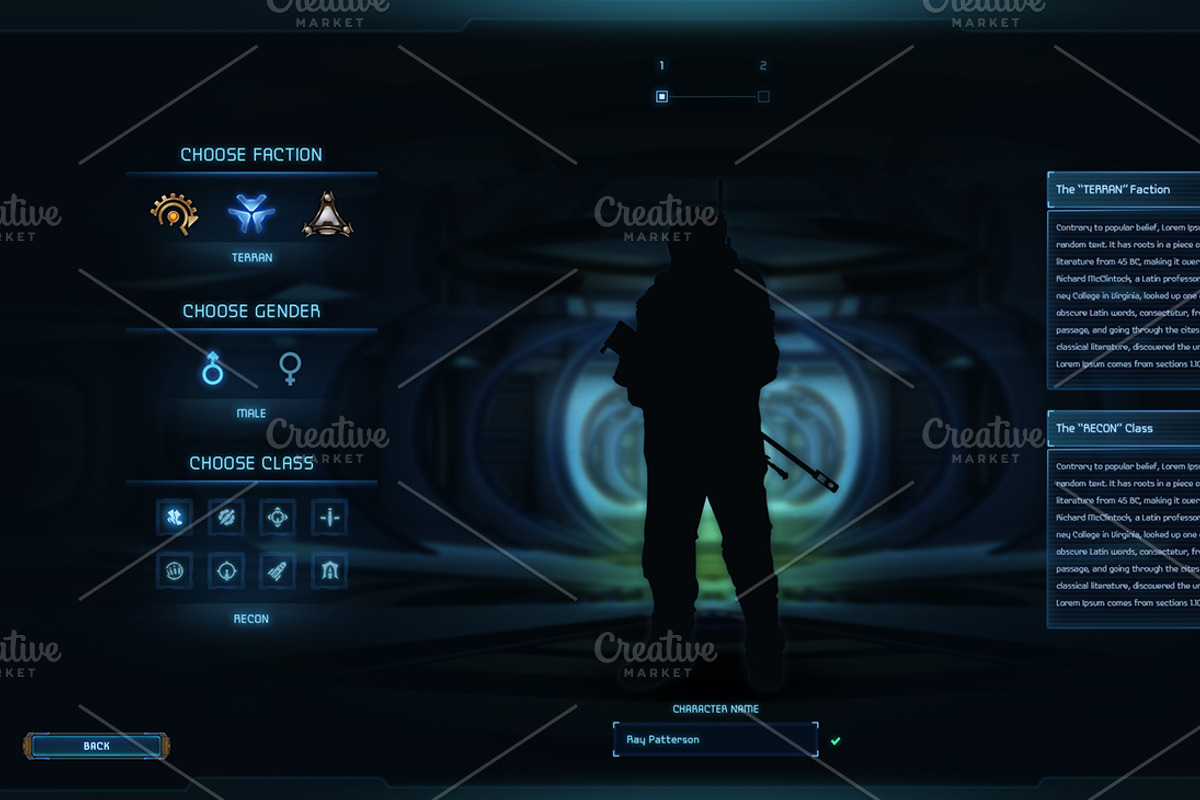 Aramech User Interface, a Graphic by Kodiak Graphics (Photo 20 of 21)
