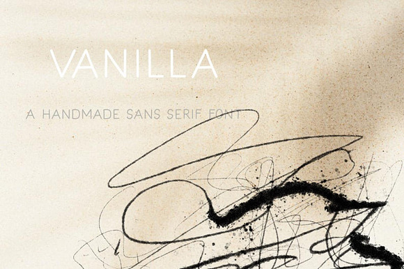 Vanilla - A handmade sans serif font preview 6