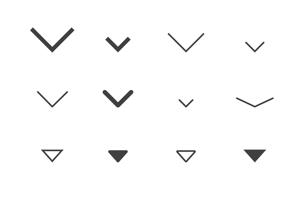 arrow button scroll design, an Icon by Dolvalol