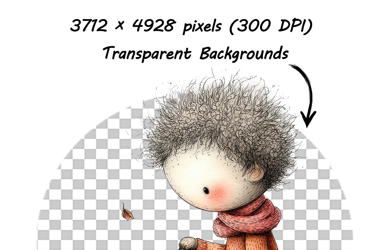 Whimsical Girl & Dog Love Clipart, a Graphic by one-touch (Photo 11 of 16)