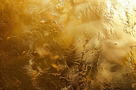 A richly textured golden surface sho, a Photo by Tanuart