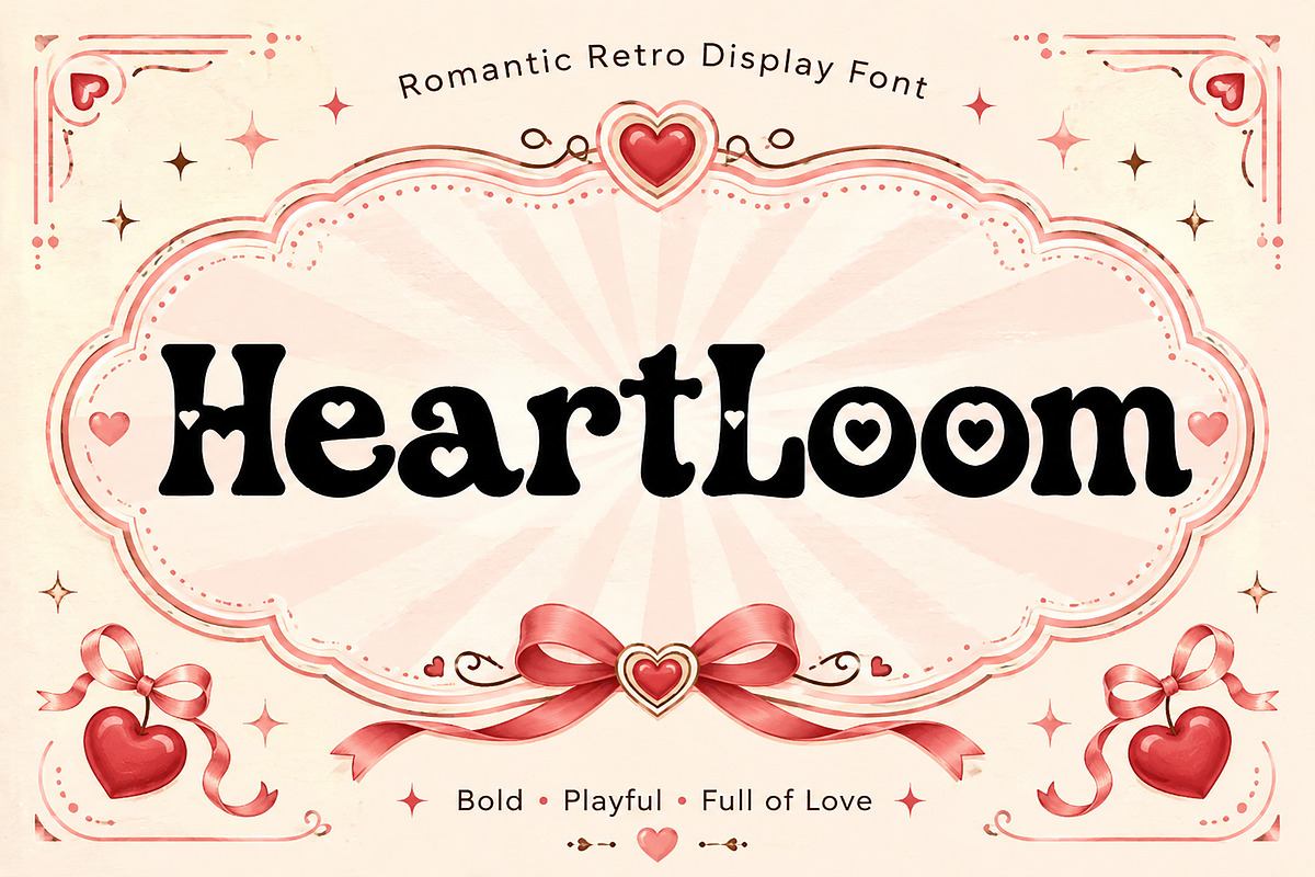 HeartLoom, a Script Font by Wow Magic (Photo 1 of 4)