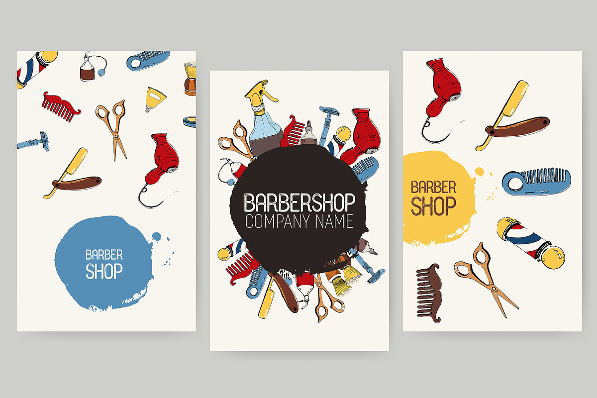 Barbershop design production, a Work Illustration by Good Studio (Photo 3 of 7)