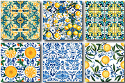 Mediterranean Tiles Italian Pattern, a Pattern Graphic by designcity5 (Thumbnail 3 of 5)