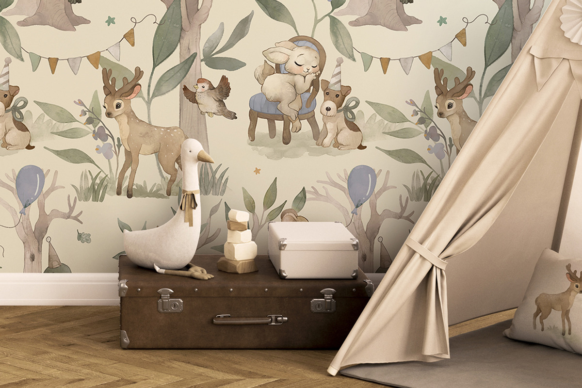 Watercolor forest Boho animal set, an Animal Illustration by TanyaSchuka (Photo 10 of 10)
