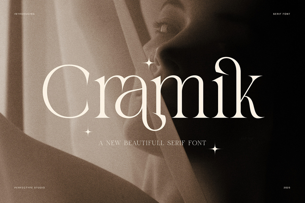 Cramik Elegant Serif Display Font, a Serif Font by Perfectype (Photo 1 of 8)