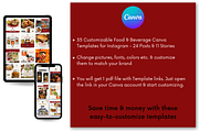 35 Food & Beverage Canva Templates, a Social Media Template by Viberints (Thumbnail 5 of 5)