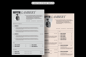 Creative Resume Template KIT