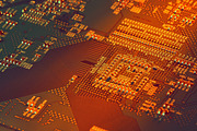 Electronic circuit board close up containing background, blue, and board, a Technology Photo by RGdesign (Thumbnail 2 of 2)