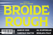 Broide Rough, a Serif Font by Craft Supply Co. (Thumbnail 1 of 8)
