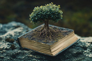 Unique concept of a tree growing fro, a Photo by Iftikhar Alam