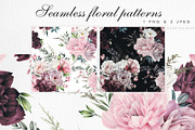 Watercolor Floral Bundle, a Texture Illustration by ollalya (Thumbnail 81 of 112)