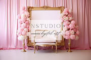 10 Vintage Gold Frames Backdrops, a Layer Style Add-On by NSTUDIO (Thumbnail 5 of 7)