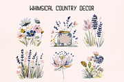 Blooming Country Set, an Animal Illustration by GiraffeCreative (Thumbnail 5 of 20)