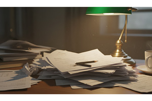 Large pile of papers and documents, a Business Photo by Igor Tichonow