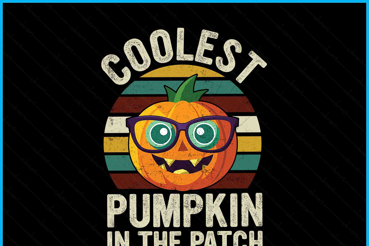 Coolest Pumpkin In The Patch SVG, an Object Graphic by Creativeusart (Photo 2 of 4)